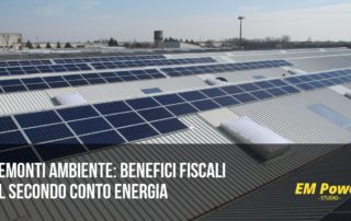 Tremonti ambiente benefici fiscali sul Secondo Conto Energia